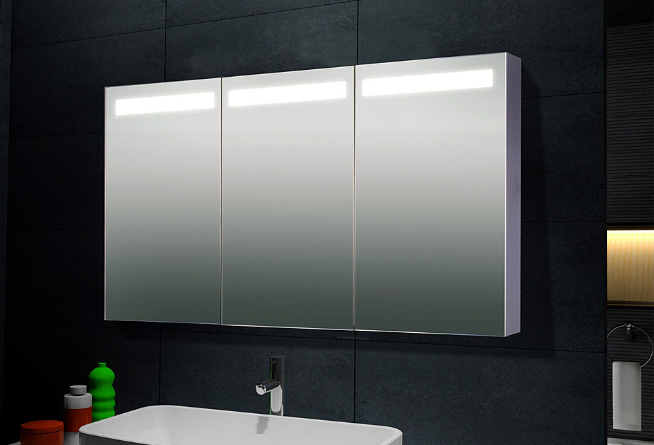 Spiegelschrank Design Spiegel mit Beleuchtung 150x70 16018B | eBay