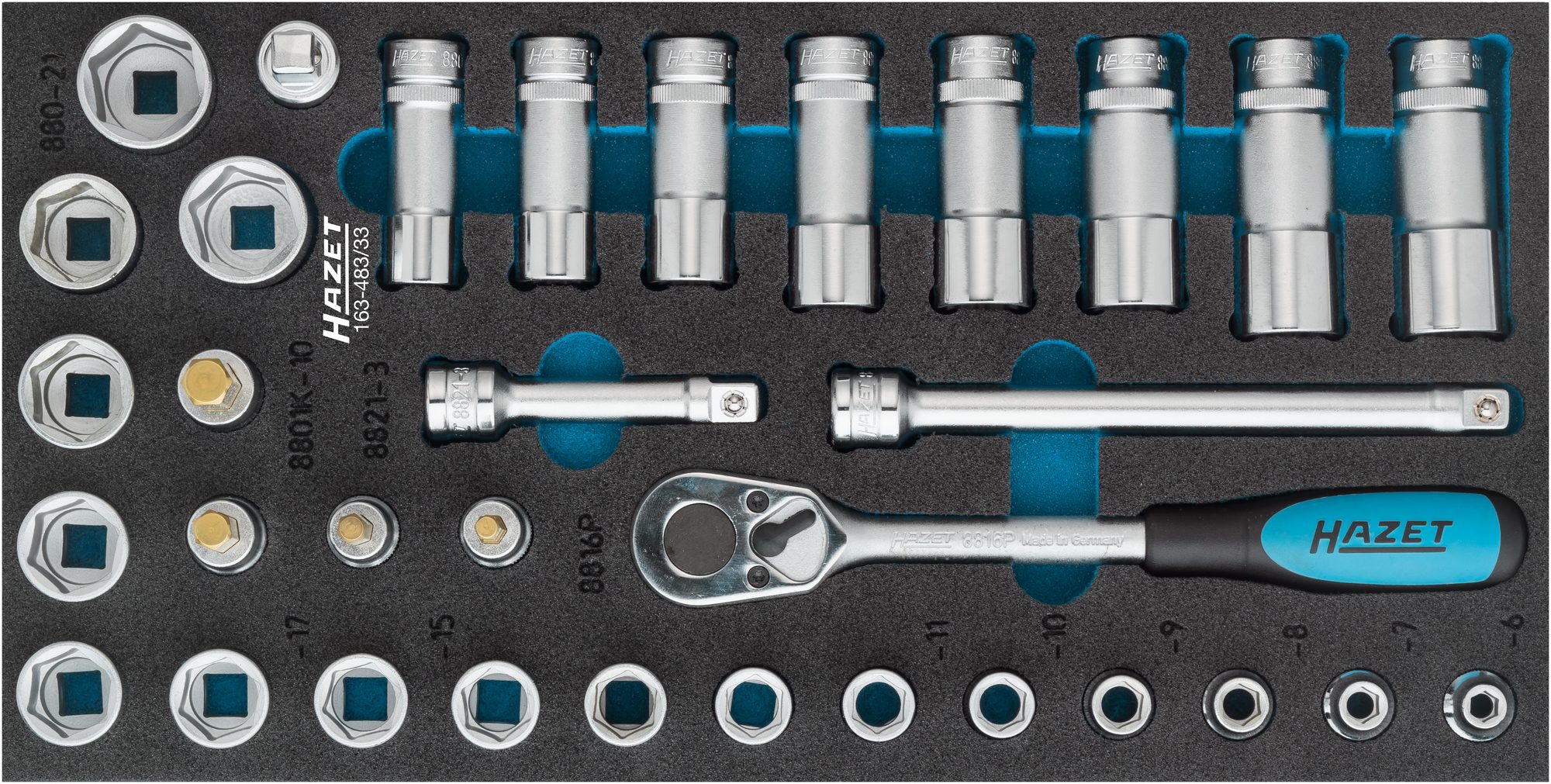 HAZET Socket set, font face=