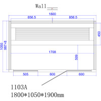 Vorschau: AWT Sauna E1113A Hemlock Vorschau: AWT Sauna E1113A Hemlock 180x105 ohne Saunaofen