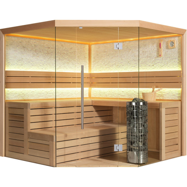 AWT Sauna E1601A Hemlock 220x220 9kW Cilindro