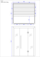 Vorschau: AWT Sauna E1614C Hemlock Vorschau: AWT Sauna E1614C Hemlock 160x150 6.8kW Cilindro