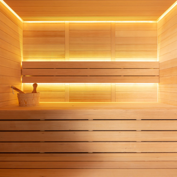 AWT Sauna E1614C Hemlock 160x150 6.8kW Cilindro