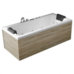 Whirlpool AWT GE108-2E mit Holz-Schuerze 170x80 links