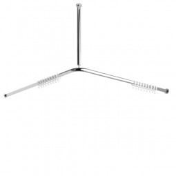 AVENARIUS Duschvorhangstangensystem;Winkel 90,90x90 cm,Serie free living! 9004800010