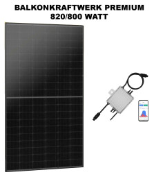 Balkonkraftwerk PREMIUM 820 Watt / 800 Watt Deye SUN800G3-EU-230 WIFI