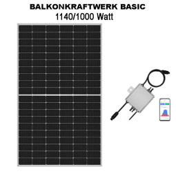 Balkonkraftwerk 1140 Watt / 1300 W Deye SUN1000G3-EU-230 WIFI