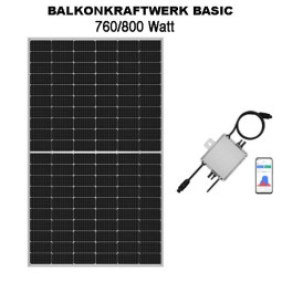 Balkonkraftwerk Basic 760 Watt / 800 W Deye SUN800G3-EU-230 WIFI