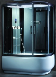 Dampfdusche mit Whirlpool CRW Brillant Serie AE035L/R