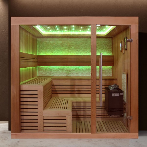 EO-SPA Sauna B1243B rote Zeder/200x180/9kW EOS BiO-Thermat | Saunen ... EO-SPA Sauna B1243B rote Zeder/200x180/9kW EOS BiO-Thermat | Saunen ...