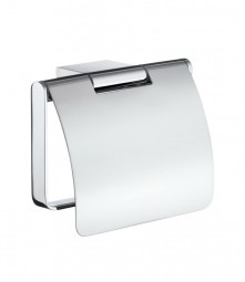 Smedbo AIR Toilettenpapierhalter mit Deckel AK3414 Verchromt Glnzend