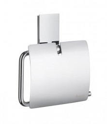 Smedbo POOL Toilettenpapierhalter mit Deckel ZK3414 Verchromt Glänzend