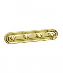 Smedbo VILLA Viererhakenleiste V259 Gold