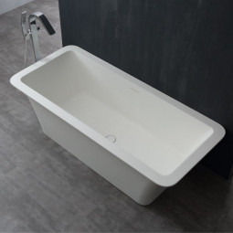 Badewanne freistehend StoneArt BS-502 Weisss 179x80 glaenzend