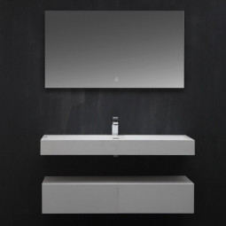 Badm?bel StoneArt LP4512 SET Weisss 120x48cm matt oder glaenzend