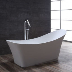Badewanne freistehend StoneArt BS-501 Weisss 165x84 glaenzend
