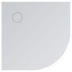 StoneArt Duschtasse LXF900R Viertelkreis Weisss glaenzend 90x90