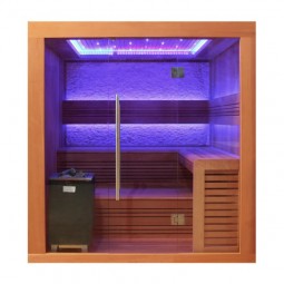 Sauna AWT E1241C rote Zeder 180x170 9kW EOS Cubo