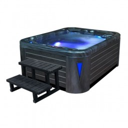 Aussenwhirlpool AWT IN-597 premium CloudyBlack 212x165 grau