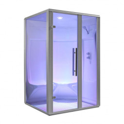 Sauna AWT S200C alu 131x131 rechts