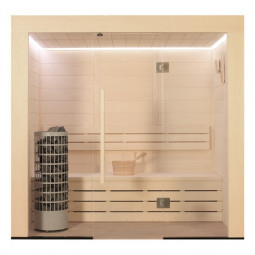 Sauna AWT E1203B Pappelholz 202x103 6.8kW Cilindro