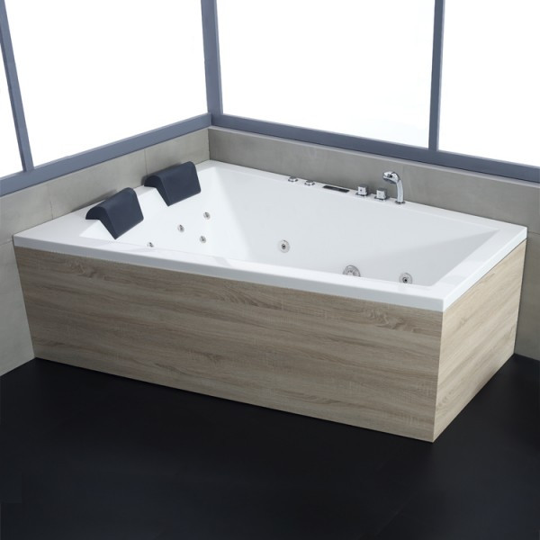 Whirlpool AWT GE105E mit Holz-Schürze 180x130 rechts