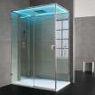 Dampfdusche AWT LD111F15 silber 150x90 links