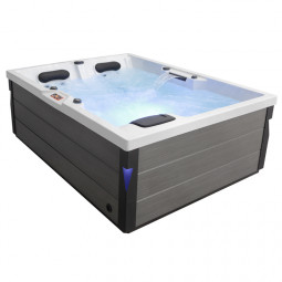 AWT Whirlpool Aussenwhirlpool IN-405 basic Sterling Silver 220x160 grau