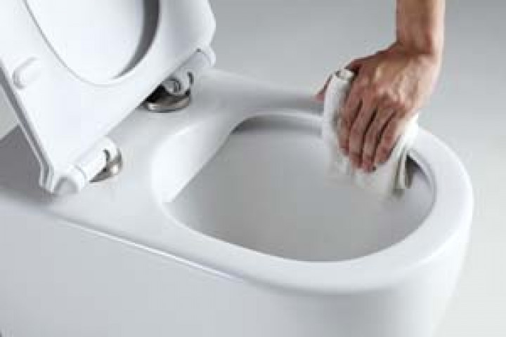 Spülrandloses Wand Hänge WC Spülrandlos Keramik Toilette softclose WC-Sitz DE